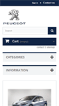 Mobile Screenshot of peugeot-accessories.com